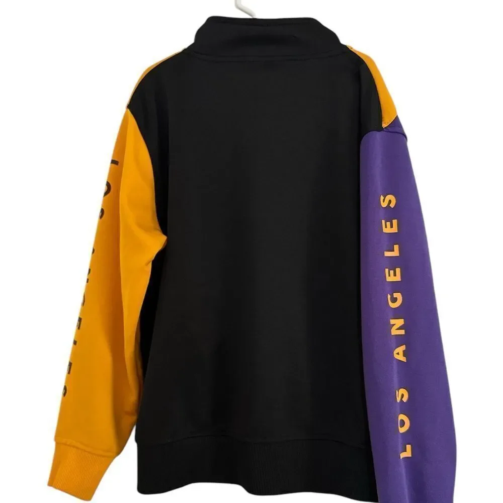 Officially Licensed NBA Los Angeles Lakers Kids Full Zip track jacket EUC